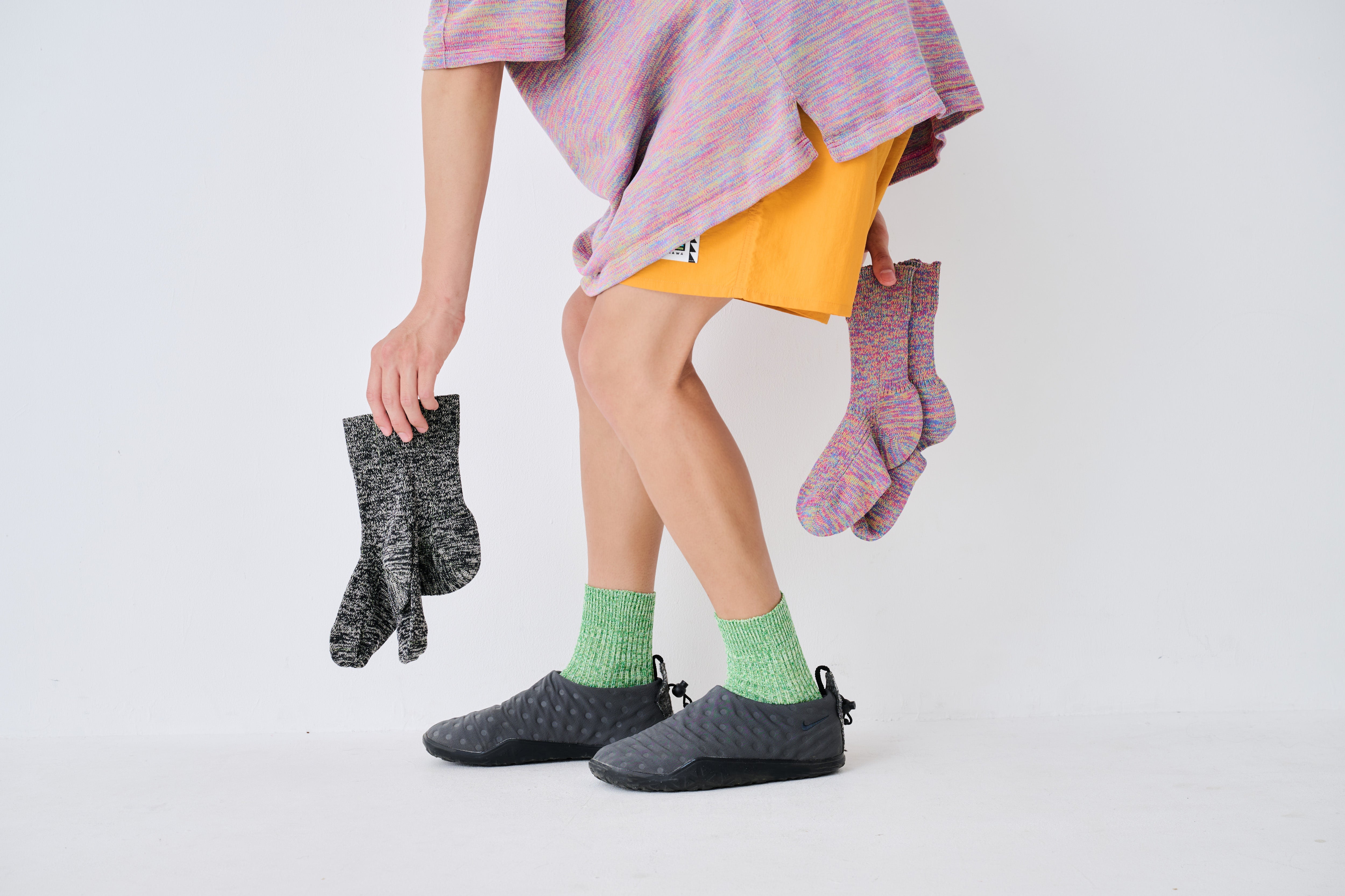 Simohuri 和紙糸ソックス