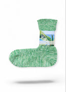 Simohuri 和紙糸リブソックス/若夏