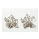 流蘇環線耳環（金屬線：銀）