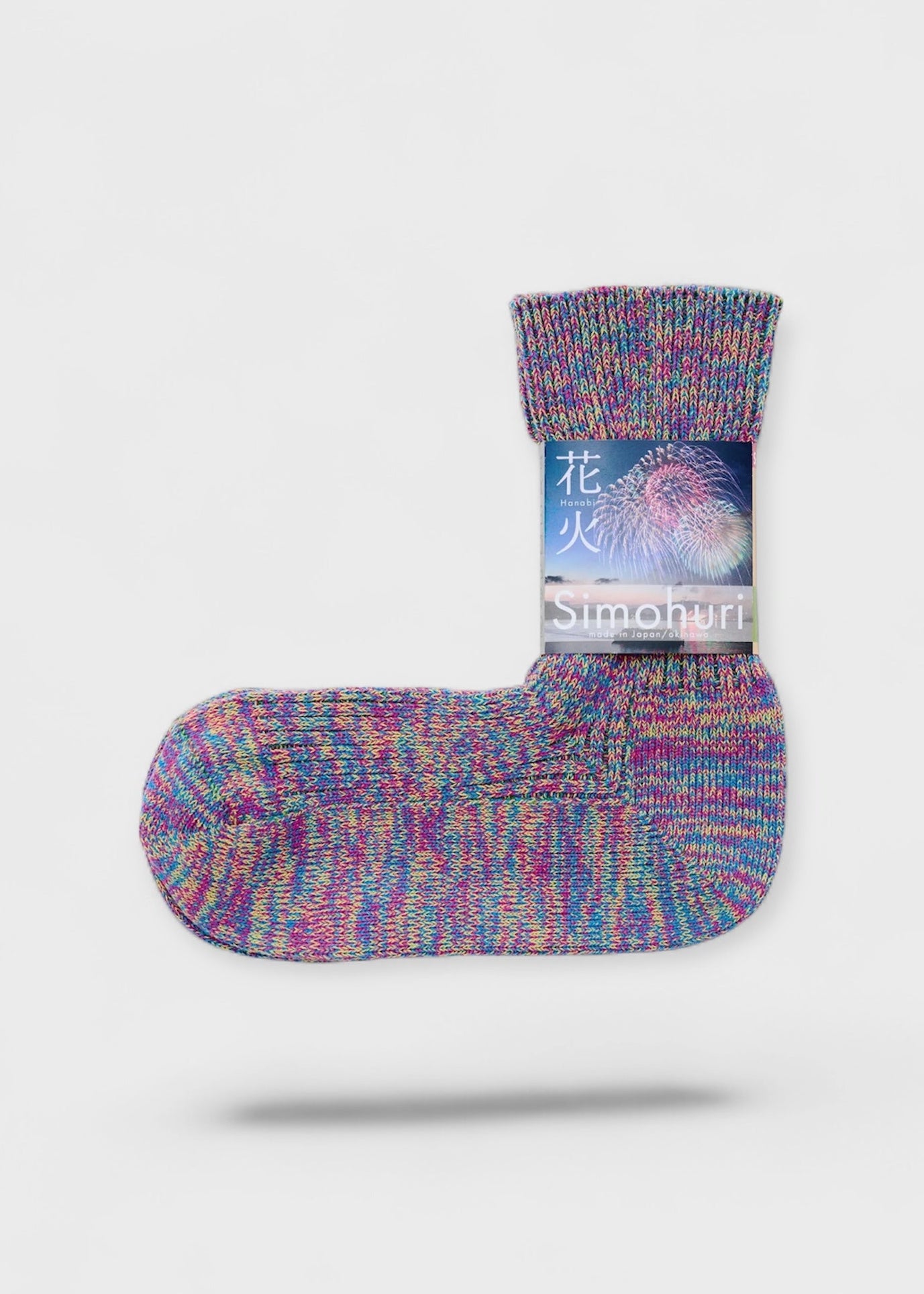 Simohuri 和紙糸リブソックス/花火