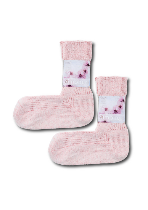 Simohuri Washi Yarn Ribbed Socks, Galaxy