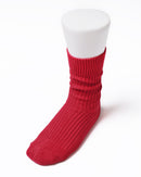 Simohuri 和紙糸リブソックス/スノーハイビスカス