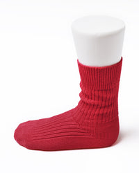 Simohuri 和紙糸リブソックス/スノーハイビスカス